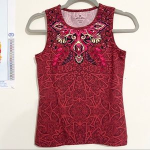 ATHLETA Printed Activewear Athleisure Tank Top Size XXS
